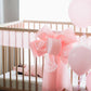 Satin Settlement Door Bow- Baby Pink